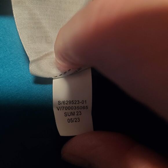 NEW Banana Republic Factory Size LP Large Petite Ruffle Sleeve Mini Dress Green - Picture 13 of 13